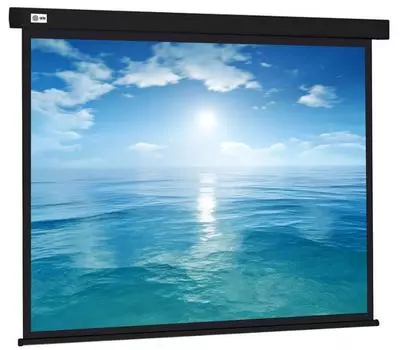 Экран Cactus CS-PSW-104X186-BK Wallscreen 16:9 настенно-потолочный рулонный черный