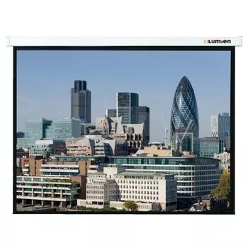 Экран Lumien LMC-101213 Master Control 193х220 см, 95", High Contrast черн. кайма сверху 70 см 16:9