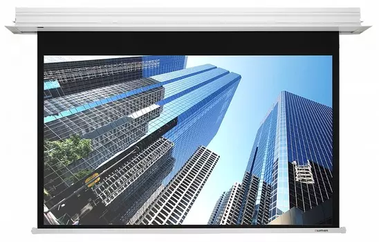 Экран Lumien LMRC-100108 встраиваемый с электроприводом, Master Recessed Control 208х362см(раб.обл. 198х352см) (159") Matte White, 16:9