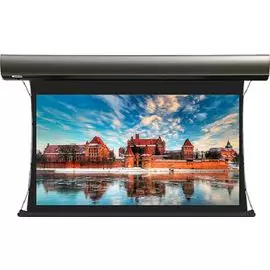 Экран Lumien LСTC-100126 Cinema Tensioned Control 186x317 см (раб.область 166х295 см 16:9) (133") Matte White, доп.черная область 15 см, триггер., RS2