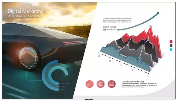 Экран светодиодный LG All-in-One LAEC018-GN2 163", LED, FHD, 1920х1080, 500nit, 160/160, 3000:1, шаг пикселя 1.88мм, встроенные АС 9Вт+9Вт, комплект д