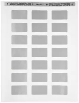 Этикетки Brady ELAT-28-773 brd29864 Лист А4, серебристый, упак. 25 листов