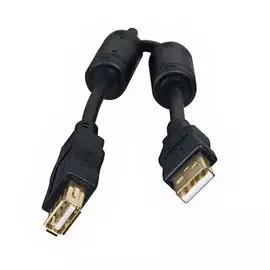 Кабель 5bites UC5011-050A профессиональный, Express USB2.0, AM-AF, Ferrites, 5м