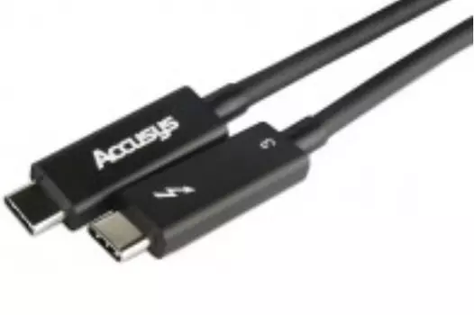 Кабель Accusys TypeC 2M Copper Cable Thunderbolt 3, 40Gb/s, 2 м