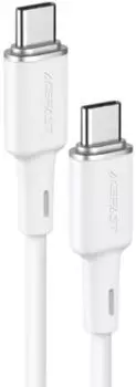 Кабель ACEFAST C2-03 USB Type-C/USB Type-C, 1.2м, для подзарядки/передачи данных, белый