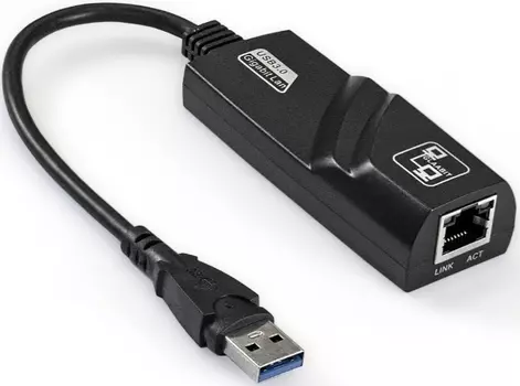 Кабель-адаптер Exegate EX288739RUS USB 3.0 - UTP 10/100/1000Mbps, black