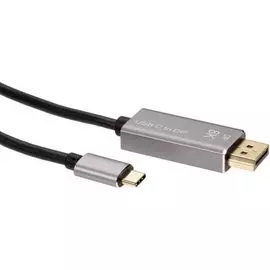 Кабель-адаптер VCOM CU480MC-1.8M USB Type-C (m)-DP 1.4v (m) 8K/60Hz, 1.8м