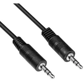 Кабель акустический Buro BAAC002-1 Jack 3.5 (m)/Jack 3.5 (m) 1м. черный 1518716