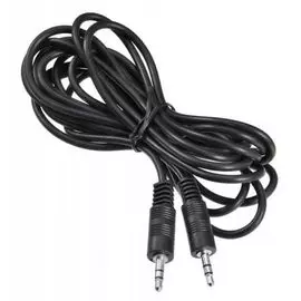 Кабель акустический Buro BAAC002-3 Jack 3.5 (m)/Jack 3.5 (m) 3м. черный