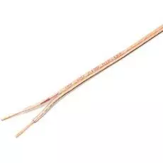 Кабель акустический Cablexpert CC-TC2x1,0-50M прозрачный, 50 м, на катушке