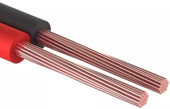 Кабель акустический Rexant 01-6101-3-05 2х0,25 мм, красно-черный, мини-бухта 5 м