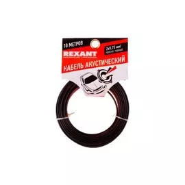 Кабель акустический Rexant 01-6106-3-05 2х1,50 мм, красно-черный, мини-бухта 5 м