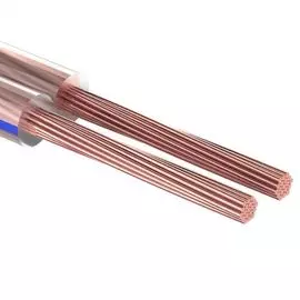 Кабель акустический Rexant 01-6205-3-20 2х1,00 мм, прозрачный BLUELINE, мини-бухта 20 м