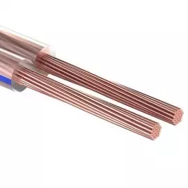 Кабель акустический Rexant 01-6207-3-05 2х2,00 мм, прозрачный BLUELINE, мини-бухта 5 м