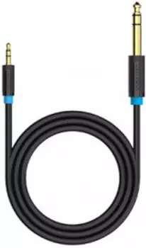 Кабель акустический Vention BABBH Jack 6,5 mm M/3,5 M, 2 м