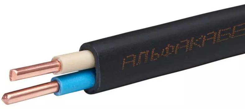Кабель АЛЬФАКАБЕЛЬ ВВГ-Пнг(А) 2х1.5 ОК (N) 0.66кВ (бухта 50м) 45976