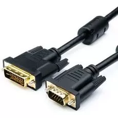Кабель Atcom AT6143 VGA  DVI-I 1.8м (DVI-I Dual link, черный)
