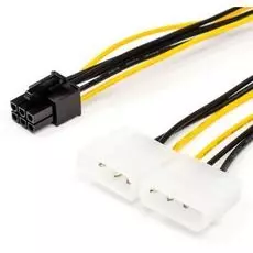 Кабель Atcom AT6185 6 pin to 2 molex (Video power)