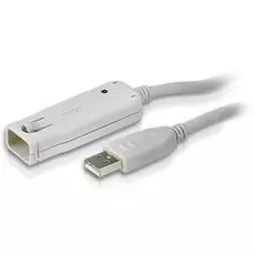 Кабель Aten UE2120 USB, A>A/A-A, Male-Female, 4 провода, опрессованный, 12 м
