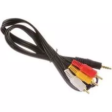 Кабель аудио Atcom AT1006 mini-Jack3.5(m)  3RCA(m), 1.0 m, стерео, пакет