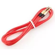 Кабель аудио Cablexpert CCAB-01-35MM-1MR 3.5 джек (M)/3.5 джек (M), красный. 1м, блистер