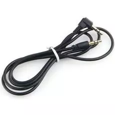 Кабель аудио Cablexpert CCAB-01-35MML-1MB 3.5 джек (M)/3.5 джек (M), черный, 1м, блистер