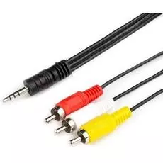 Кабель аудио-видео Atcom AT7320 3RCA/TRRS 3.5 mm, 1.8 m, пакет