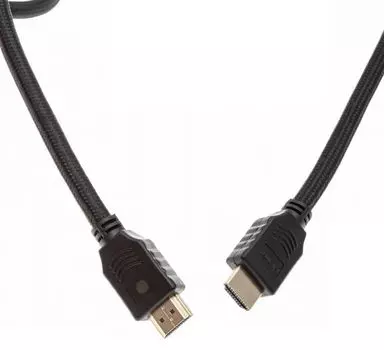 Кабель аудио-видео Cactus CS-HDMI.2-1 HDMI(m)/HDMI(m), 1м, позолоченные контакты, черный