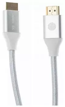 Кабель аудио-видео Cactus CS-HDMI.2.1-1 HDMI(m)/HDMI(m), 1м, позолоченные контакты, серебристый
