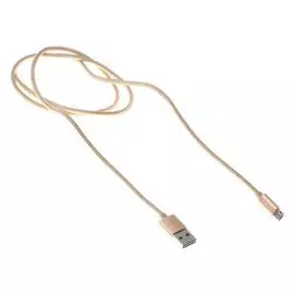 Кабель Buro BHP RET MICUSB-BR gold Braided золотистый USB A(m) micro USB B (m) 1м 485605