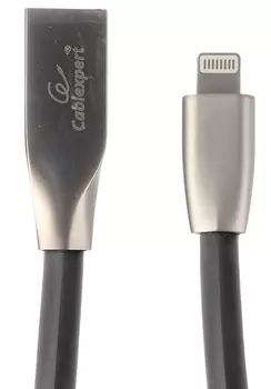 Кабель Cablexpert CC-G-APUSB01Bk-1M для Apple, AM/Lightning, серия Gold, длина 1м, черный, блистер