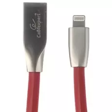 Кабель Cablexpert CC-G-APUSB01R-1.8M для Apple, AM/Lightning, серия Gold, длина 1.8м, красный, блистер