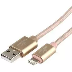 Кабель Cablexpert CC-U-APUSB01Gd-3M для Apple, AM/Lightning, серия Ultra, длина 3м, золотой, блистер