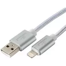 Кабель Cablexpert CC-U-APUSB01S-1.8M для Apple, AM/Lightning, серия Ultra, длина 1.8м, серебристый, блистер