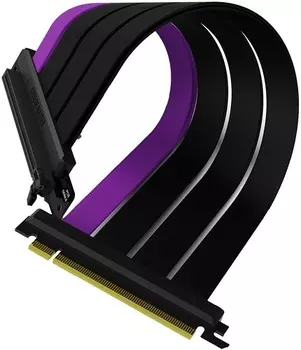 Кабель Cooler Master MCA-U000C-KPCI40-200 PCI-E 4.0 x16 Riser Cable 90 degree - 200mm, black/purple