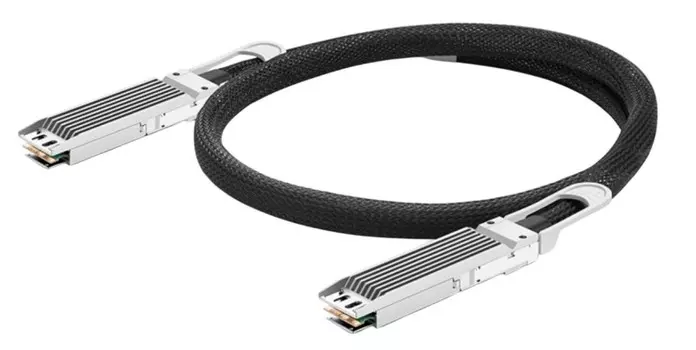Кабель FS OSFP-800G-PC005 0.5m (2ft) 800G OSFP Finned Top InfiniBand NDR Passive Direct Attach Copper Twinax Cable for Quantum-2 Switches