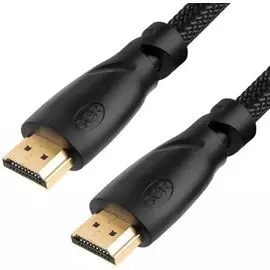 Кабель GCR GCR-HM800 GCR-HM811-5.0m HDMI 2.0, нейлон, HDR 4:2:2, Ultra HD, 4K 60 fps 60Hz/5K 30Hz, 3D, AUDIO, 18.0 Гбит/с, 28/28 AWG