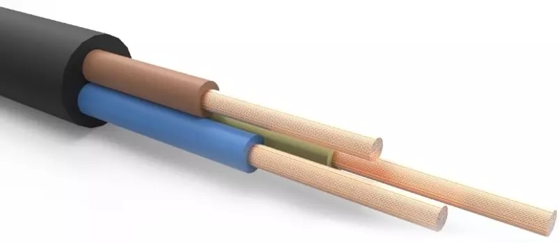 Кабель гибкий сварочный Rexant 01-8421 КГтп-ХЛ 3х2,5 мм, 100 м, ГОСТ