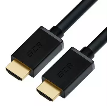 Кабель Greenconnect GCR-55270 синхронизации 5.0m HDMI 2.0, XLPE, Outdoor, Ultra HD, 4K 60Hz, 18.0 Гбит/с, HDR 4:4:4, 3D, черный, 2 Х экран, армировани