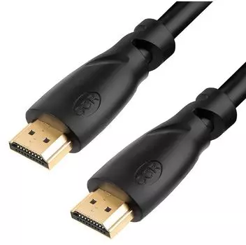 Кабель Greenconnect GCR-HM313-2.0m PROF 2.0m HDMI 2.0, Ultra HD 4K60Hz HDR 4:2:0, 3D, 18.0 Гбит/с, черный, 28/24 AWG, 3 Х экран с армированием
