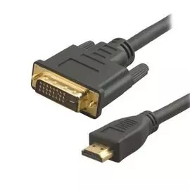 Кабель HDMI 5bites APC-073-020 M-DVI M, 24+1, Dual Link, Ferrites, 2м