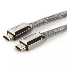 Кабель HDMI Cablexpert CC-P-HDMI04-1M серия Platinum, 1м, v2.0, M/M, плоский, позол.разъемы