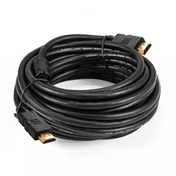 Кабель HDMI Exegate EX-CC-HDMI-10.0F EX294693RUS (19M/19M, 10м, v1.4b, ферритовые кольца, позолоченные контакты)