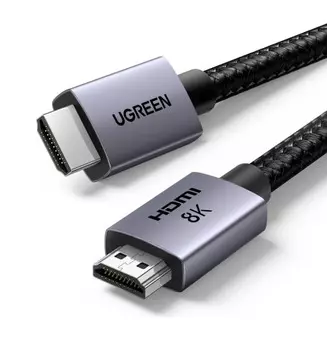 Кабель HDMI UGREEN HD171 25911 2.1 Male To Male 8K. Длина: 3м. Цвет: серый