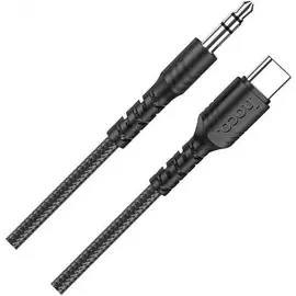 Кабель Hoco 6931474751690 UPA17, Type-c/3.5 Jack, 1м, черный