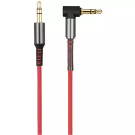 Кабель Hoco 6957531025672 UPA02 , 3.5 Jack, угловой 1м, красный