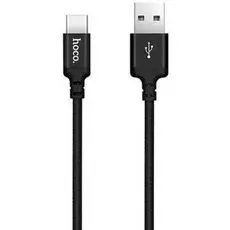 Кабель Hoco X14 6957531062868 USB 2.0, AM/Type-C M, черный, 1м
