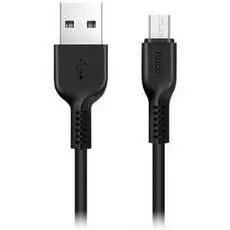 Кабель Hoco X20 6957531068822 USB 2.0, AM/microBM, черный, 1м