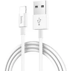 Кабель Hoco X23 6957531072836 USB 2.0, AM/Lightning M, белый, 1м