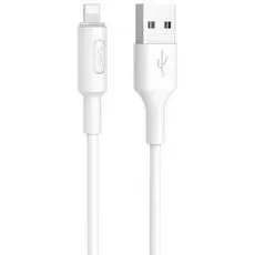 Кабель Hoco X25 6957531080114 USB 2.0, AM/Lightning M, белый, 1м